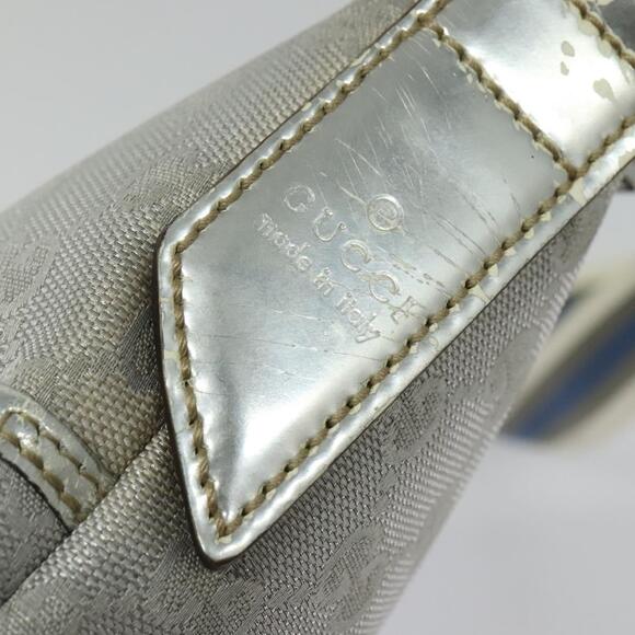 GUCCI GG Canvas Shoulder Bag Silver - Picture 14 of 16